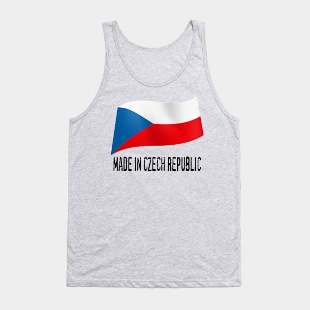 Made in Czech Republic flag Tank Top by fistfulofwisdom